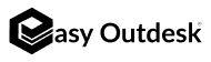 Easy Outdesk black logo