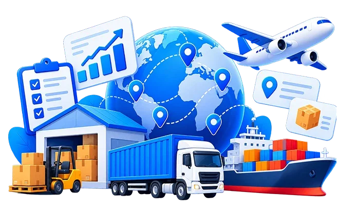 Odoo Supply Chain illustration
